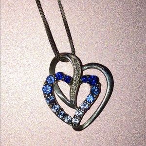 Sapphire Pendant Necklace